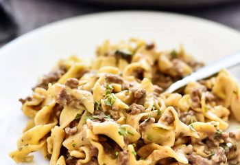 Beef stroganoff