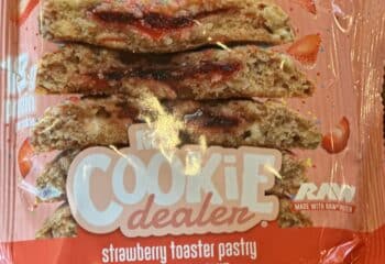 Strawberry toaster pastry protein cookie