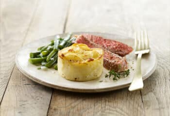 Steak with Gratin Potato