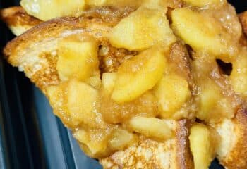 Apple compote French Toast